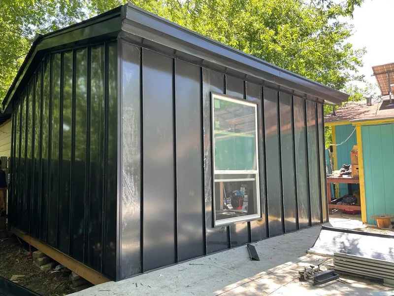 Black standing seam metal wall panels for Metal Roof Installation in Lower Macungie